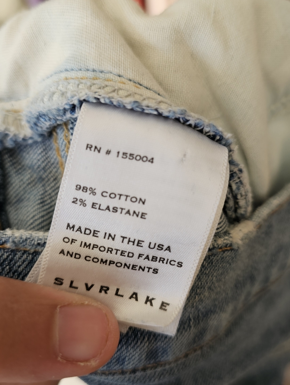 SLVRLAKE London Jean in Blue Bird - Picture 11 of 12